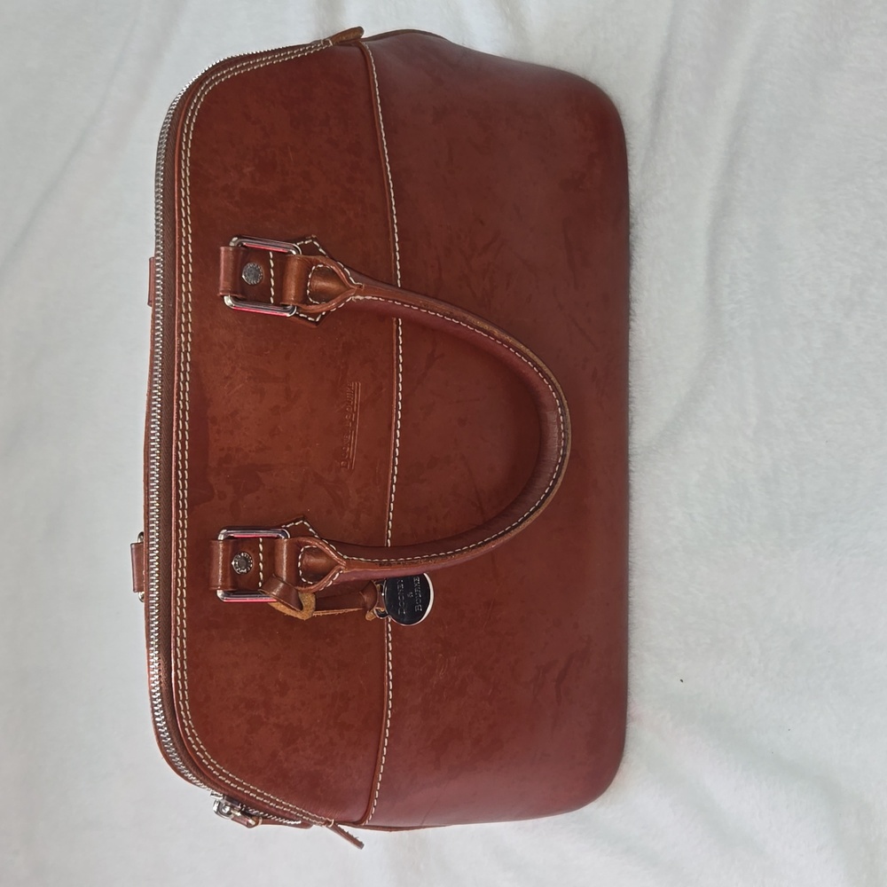 Vintage Dooney & Bourke Brown Leather Handbag